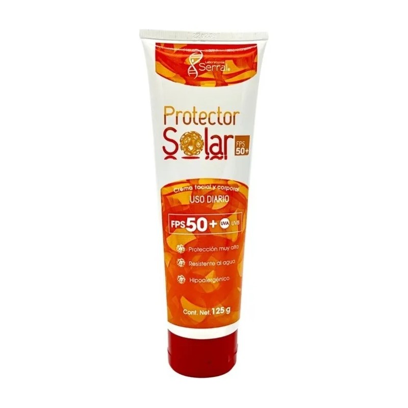 Protector Solar Facial Y Corporal 50 Fps Uva/uvb Serral 125g
