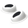 NEESPOC 6.5" Angled Speaker Enclosures Boxes Pods Surface Mount, Universal