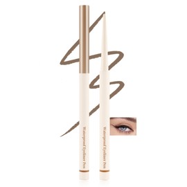 Light Brown Eyeliner Gel Pencil, Waterline Eyeliner Waterproof Smudge Proof, Ultra-Fine Tip, Matte Gel Cream Smooth Texture, Quick-Drying Long-Lasting, High Pigmented Eye Liner Pen Makeup for Women-03
