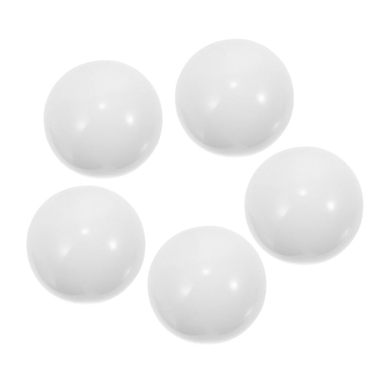 Abaodam Roulette Wheel Beads Replacement Set 5Pcs White Round Ball