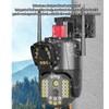 Outdoor Dual Lens Security Camera 1080P Mobile Tracking 360 Degree