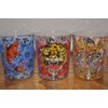 12 Ed Hardy Large Round Shot Glass SCENTED CANDLES tealight