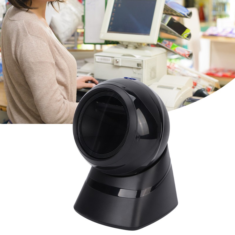 Barcode Scanner Wired 1D 2D Hands Free Easy Connection Accurate