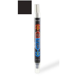 ColorRite 2Tip for Jeep Wrangler Automotive Touch-up Paint - Black (matt) JX8 - All-Inclusive Package