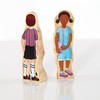 Guidecraft Wedgies Family Set of Wooden Figures - Kids Learning