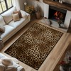 MAYDUNLAY Leopard Area Rug 5x7 for Bedroom,Cheetah Print Carpets for