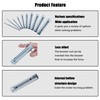 Dpwrrot Plumbers Spanner Wrench Set for Shower Valves and Spark