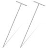 Zonon 2 Pack T-Handle Ground Rod Galvanized 3' L x