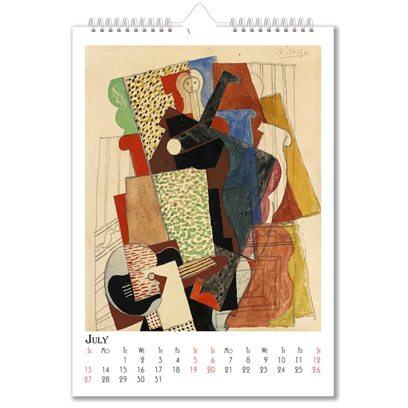 Pablo Picasso Wall Calendar 2025 New 8"x12"