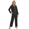 BambooBud Pajamas Set for Women Soft Long Sleeve Button Down