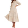 BTFBM Women Casual Long Sleeve Dress Fall Dresses 2025 Solid