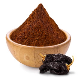 Ancho Chile Powder, Ancho Chili Ground 2 Lbs, 5 Lbs, and 10 Lbs. (10 Lbs)