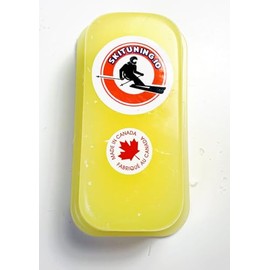 Skituning.io 250g Yellow Warm ski & Board Wax (+2 to -5 °C) Made in Canada