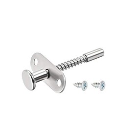 sourcing map Plunger Latches Spring-Loaded Stainless Steel 7mm Dia Head 6mm Dia Spring 70mm Total Length