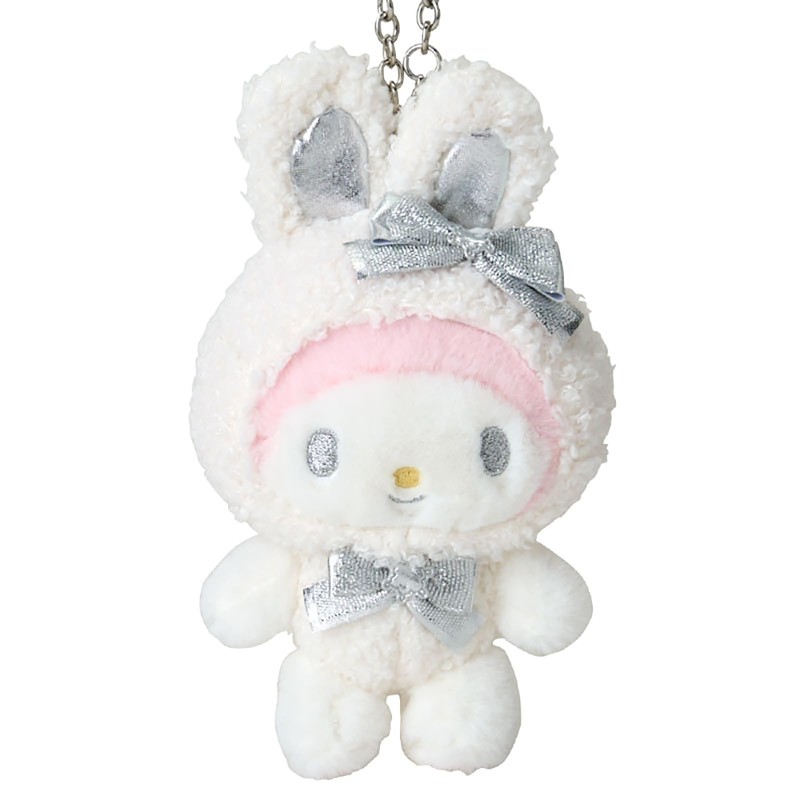 Sanrio 432555 Mascot Charm (Fluffy Snow Rabbit) My Melody