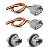 Front Turn Signal Light Socket & Plug Harness Fit for