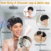 Mabor Shower Caps for Women, Luxury, Reusable-Double Layer Waterproof Washable