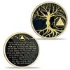 4 Year Sobriety Chip Tree of Life AA Medallion Recovery