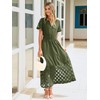 Simplee Womens Spring Summer Maxi Dresses Casual Short Sleeve Boho