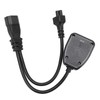 IEC320 C14 Male to C5 and Female Power Cord C14