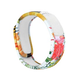 PARAKITO Mosquito Band Adult - Mosquito Band - Mosquito Bracelet - Mozzie Bands - Mozzie Bracelet - w/Natural Essential Oils, No DEET, No Alcohol, Waterproof. 30 Days Protection, 15 Days per Pellet, 2 Pellets per Pack (Flowery)