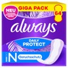 Always Daily Protect Normal Pantiliners, Pack of 64, Odour Control,