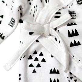 HonestBaby Organic Cotton Kimono Coverall, Pattern Play, 24 Months