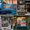 Neon We Are Open Signs for Business, 16.5''x 9'' Open