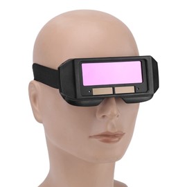 anteojos de soldadura, oscurecimiento automático solar, TIG MIG, anteojos protectoras para ojos, anti-UV, anti-IR, ajustable Gafas de Soldadura Gafas de Soldadura con Oscurecimiento Automático Solar