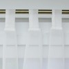 ESLIR Tab-Top Curtains Window Curtain Transparent Voile 1 Piece