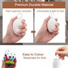 12 Pcs White Easter Egg Decorations, Hanging Tree Ornaments,Home Décor
