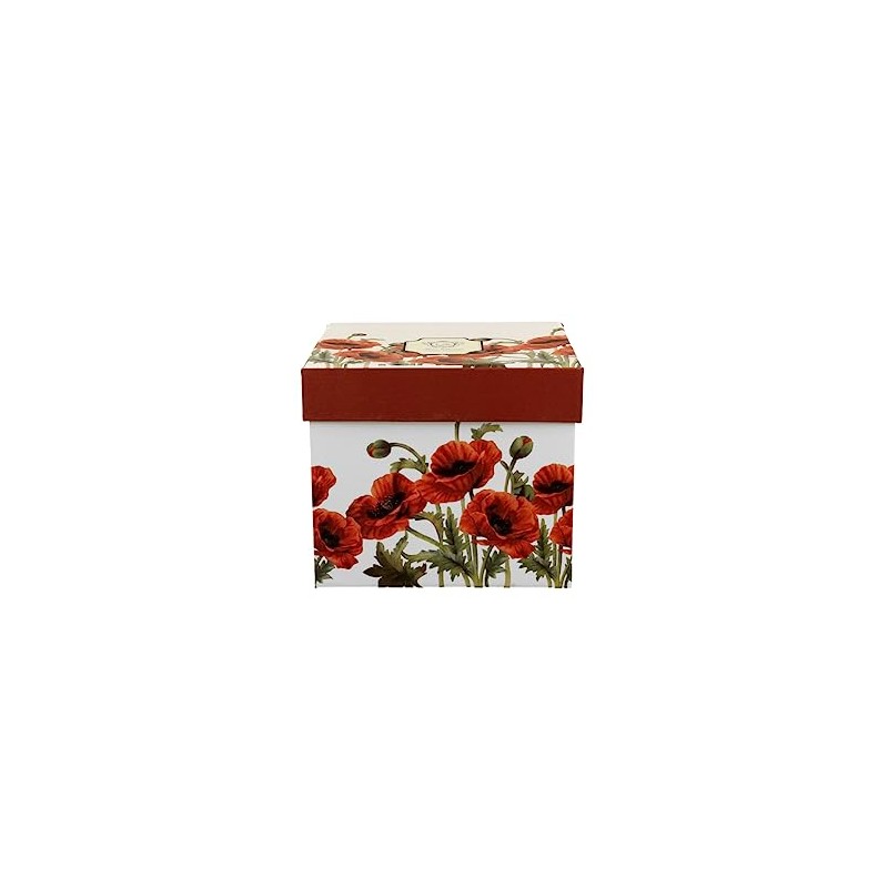 DUO Floral Classic Poppies New Bone China Barrel Cup 430