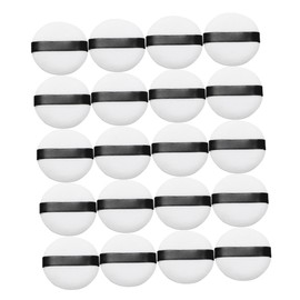 Minkissy Small Face 20pcs Makeup Puff Flocked Powder Cosmetics Makeup Sponge Setting Powder