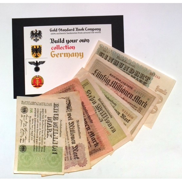 1923 Germany Hyper Inflation Full set of Authentic notes 1