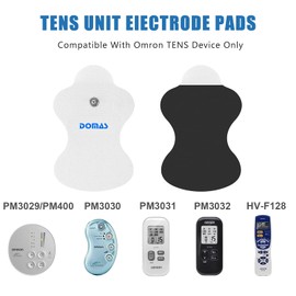 20 Pcs Compatible with Omron TENS Unit Replacement Pads Only Omron Compatible TENS Pads Long Life Replacement Pads (not Omron Brand) 10 Pairs Brand: DOMAS