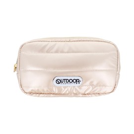 Sunstar Stationery Outdoor Products Gold S1428888 Pencil Case, Quilted Fabric