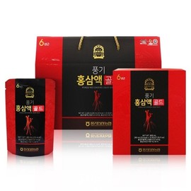 인삼농협 풍기홍삼액골드 80ml 30포 Ginseng Nonghyup Punggi Red Ginseng Extract Gold 80ml 30 Sachets