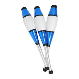 Zeekio Pegasus Juggling Club Set - Premium Quality - Beginner to Pro - Set of 3 (All Blue)