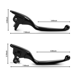 JUNJUMOTO Handle Brake Clutch Lever Hand Control Lever Kit Fit for 2021-2023 Harley Touring Street Glide Electra Glide,2021-2024 Road Glide Road King and Trike Models