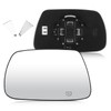 Driver Left Side Mirror Glass with Heated Fit for Jeep