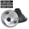 QULOOX Pair 7" Inch Round LED Headlights DRL for Ford