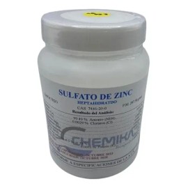 Sulfato De Zinc Calidad Acs 250 Gr Chemika                                                                                                            