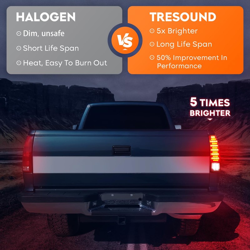 LED Tail Light for Chevy Silverado 1500 2007-2013, Silverado 2500