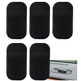 Car Dashboard Anti-Slip Mat, 5-Pack Non-Slide Pads for Car Extra Thick Sticky Dash Pad for Radar Detector, Cell Phone, and Car Dash Accessories