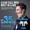 ZIPFORCE Auriculares inalámbricos, Bluetooth 5.3 de Entrada Completa, 4 micrófono