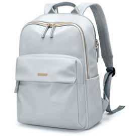 GOLF SUPAGS Laptop Backpack for Women Fits 16 Inch Notebook Casual Daypack Purse Work Travel College Bag (Pale Grey)