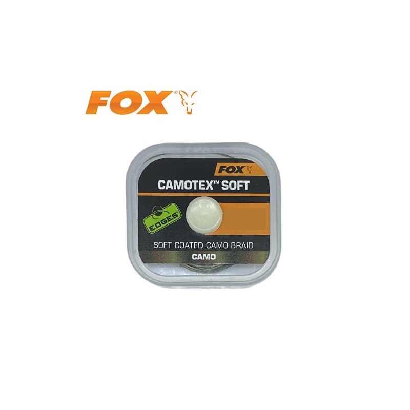 Fox Camotex Soft Coated Camo Braid 20lb 20m (cac735)