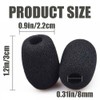 30Pcs Mini Size Lapel Headset Mic Foam Covers, Foam Microphone