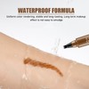 Yuqilin Pack of 2 Liquid Eyebrow Pencils, with Four Fork