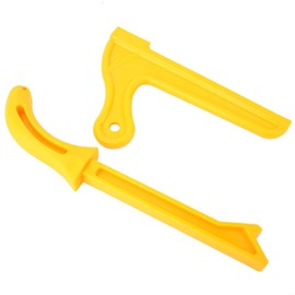 Push Stick, 2pcs Safety Push Stick, Yellow Plastic Wood Saw Push Stick Practical Safety Push Block Woodworking Tool,, Table Saw Accessories